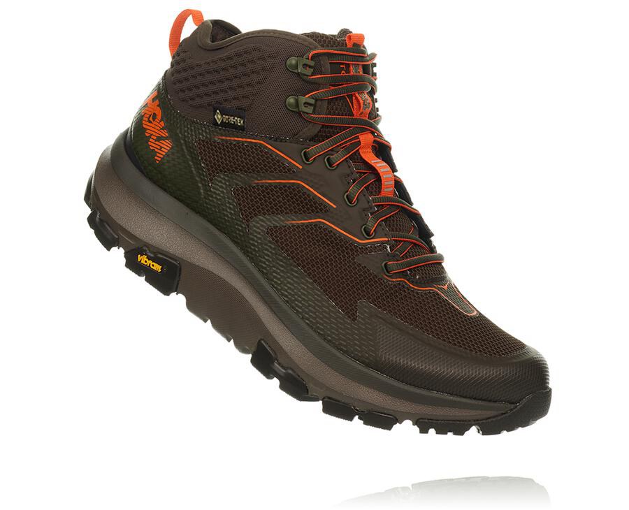 Hoka One One Toa Gore-Tex - Men Hiking Boots - Brown,Australia ZFI-045176